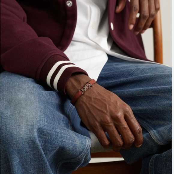 Saint Laurent Leather Bracelet - Picture 1 of 11
